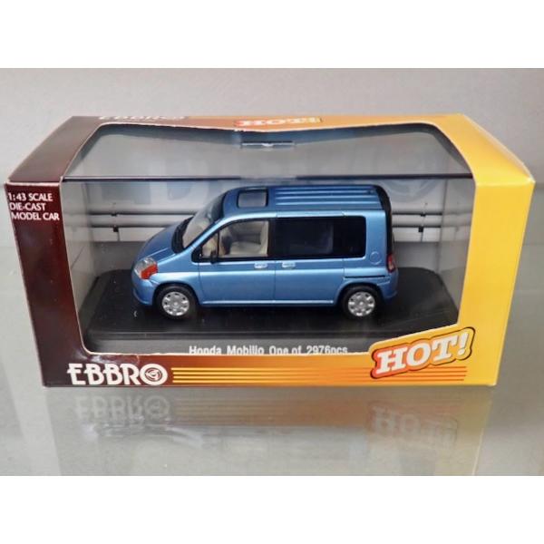 エブロ 1/43 ホンダ モビリオ ライトブルー 43304 完成品 : シュー