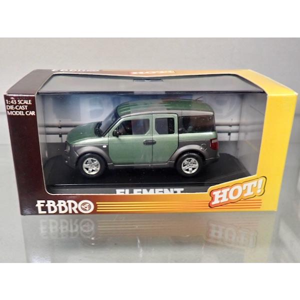 エブロ 1/43 ホンダ エレメント グリーン 43474 完成品 : シュー
