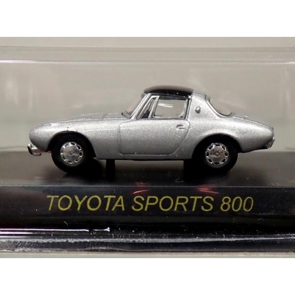 京商 1/64 トヨタ ミニカーコレクション トヨタ スポーツ800 銀