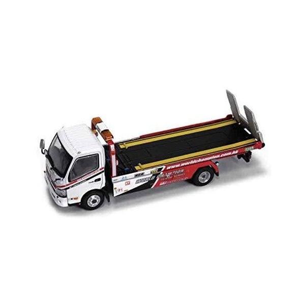 タイニーTINY 日野300 積載車 キャリアカー フラットベッド 1/64 タイニーTINY 日野300 積載車 キャリアカー フラットベッド 1/64