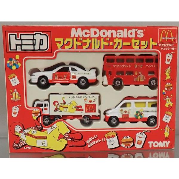 未開封　トミカ マクドナルド・カーセット　1998年　Macdnald's トミカ トミカ マクドナルド カーセット McDonald's ギフト4台