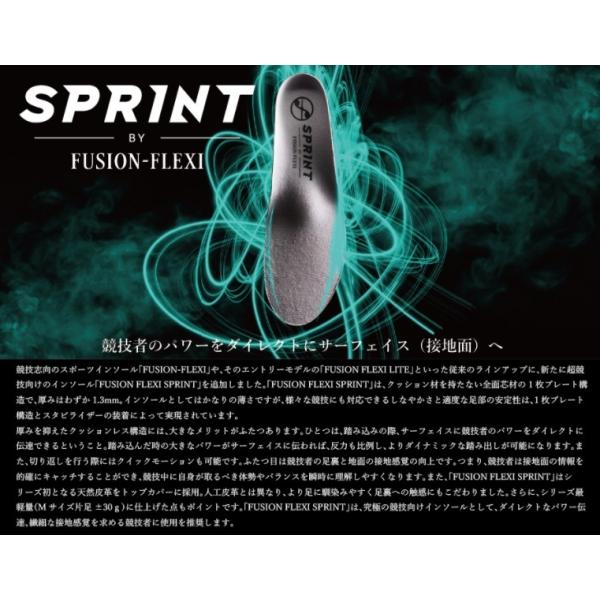 フュージョンフレキシスプリント　FUSION-FLEXI SPRINT　インソール　1足組