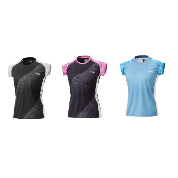 メーカー ブラックナイト　black night品　名 ゲームウェア品　番 T-3519L性　別 LADIES：女性用素　材 ポリエステル100％カラー ブラックライトグレー・ブラックピンク・スモーキーブルーホワイト生産国 日本吸汗速乾、U...