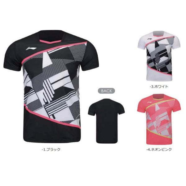 リーニン バドミントン ウェア LI-NING UNI ゲームシャツ AAYT065 2025年カタログ商品