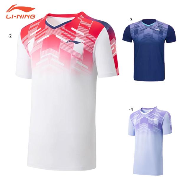 リーニン バドミントン ウェア LI-NING UNI ゲームシャツ AAYV045 2025年カタログ商品