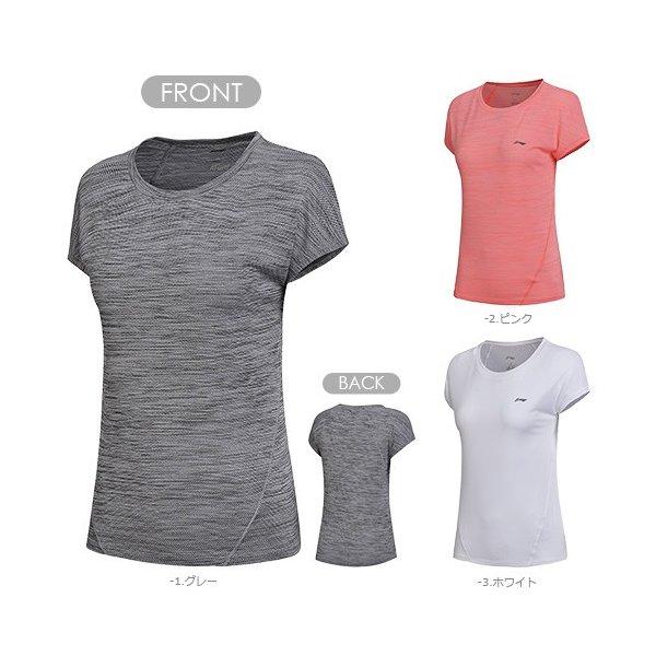 【特価品】リーニン バドミントン ウェア LI-NING レディース トレーニングTシャツ ATSN032 2025年カタログ商品
