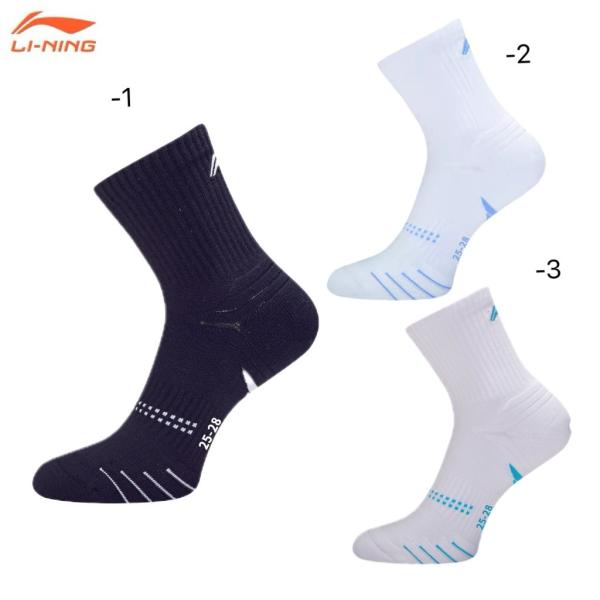 リーニン バドミントン ソックス LI-NING UNI スポーツソックス AWSV161 2026年カタログ商品