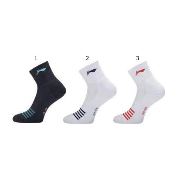 リーニン バドミントン ソックス LI-NING UNI スポーツソックス AWSV163 2026年カタログ商品