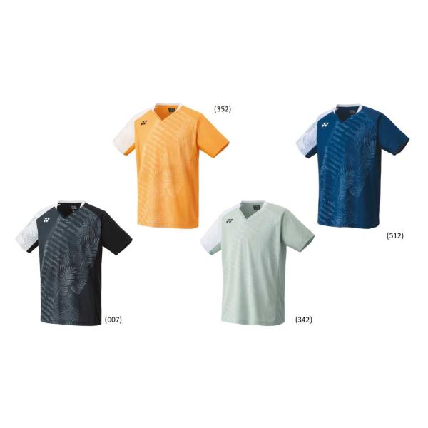 YONEX バドミントンシャツ Oサイズ　10543 マレーシア代表　北都銀行 YONEX ヨネックス バドミントン ウェア MEN ゲームシャツ