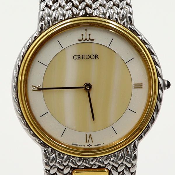 セイコー　クレドール　5A74-0240　クォーツ　18KTベゼル　腕時計 SEIKO セイコー（SEIKO）クレドール 18KTベゼル 5A74-0240