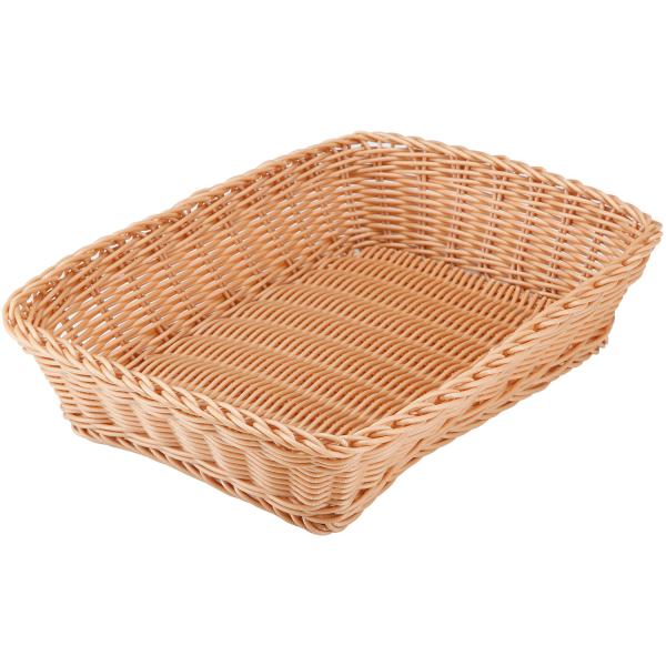 カルエティラタン Quartier latin 洗えるバスケット ルンド レクタングルLキャラメル かご 皿 容器 収納 トレー 食卓 レンジ使用可 調理 料理 クッキング モーニング ランチ ディナー  868101　アウトドア　盛り付け...