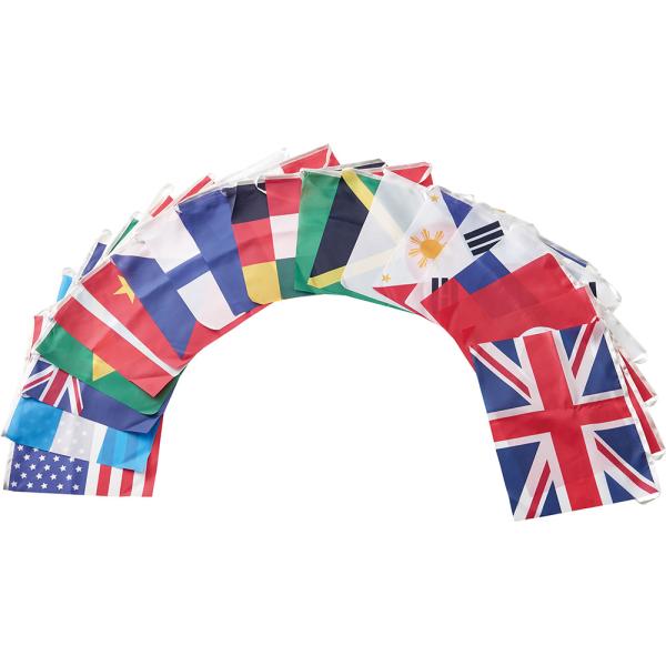 DANNO （ダンノ） 学校体育器具 器具・備品 万国旗20 横柄20枚1組 【ホワイト/ブルー/レッド/グリーン/イエロー】 D-7531 器具 万国旗 メンズ・レディース 男性用・女性用 淡野製作所 白 青 赤 緑 黄 9999 AC-10 {SK} DANNO（ダンノ） 万国旗20 横柄20枚1組 運動会 体育祭 飾りつけ