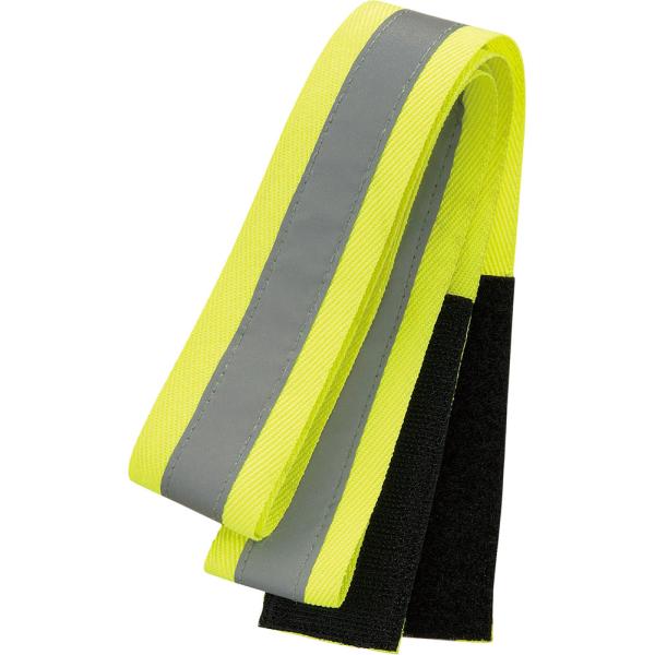 ダンノ DANNO 新反射安全タスキ 自転車 散歩 ランニング ウォーキング ジョギング 反射板 夜間 安全 反射 タスキ 蛍光 反射材 たすき 交通安全 車  D7805　車などのライトに反射しドライバーの注意を引き安全に役立ちます。夜間...