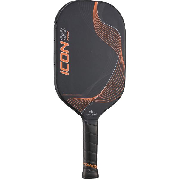ダイアデム DIADEM ダイアデム DIADEM アイコン インフィニティ プロ ブラック×オレンジ ラケット ピックルボール パドル 部活 クラブ 趣味 サークル 学生 大人  TPA012 ダイアデム DIADEM アイコン インフィニティ プロ ブラック×オレンジ