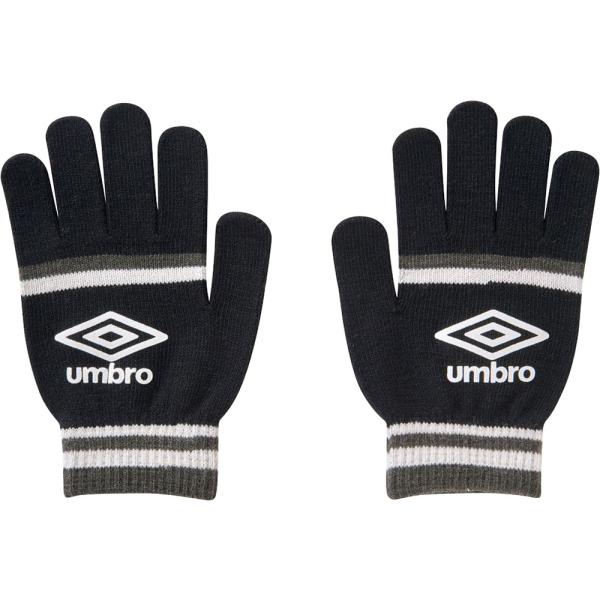 UMBRO アンブロ Jr．マジックニットグローブ UUDUJD55 ブラック/グレイ