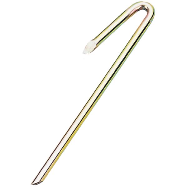 エバニュー EVERNEW ロープマーカー用釘6×155 50本入 体育 授業 体育授業 体つくり 部活 運動 釘  EKA188　6mm径のロープマーカー用の釘で、フック部分が4.4cmと深くなっているため、より外れにくくしています。