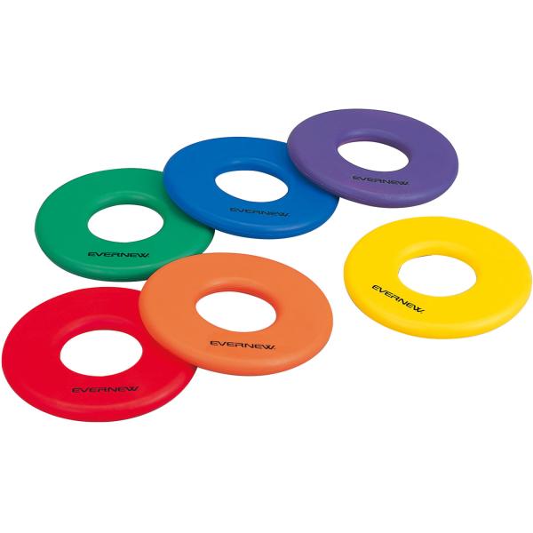 エバニュー Evernew ドーナツディスク(6色組) 学校機器 (ETE168) EVERNEW（エバニュー） ドーナツディスク 6色組 学校体育 体育 部活