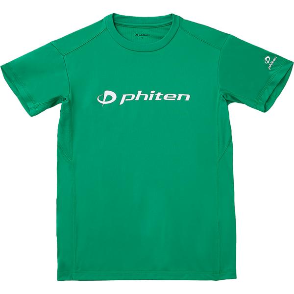 Phiten（ファイテン） Phiten RAKUシャツ 半袖 グリーン/ホワイト 2XO