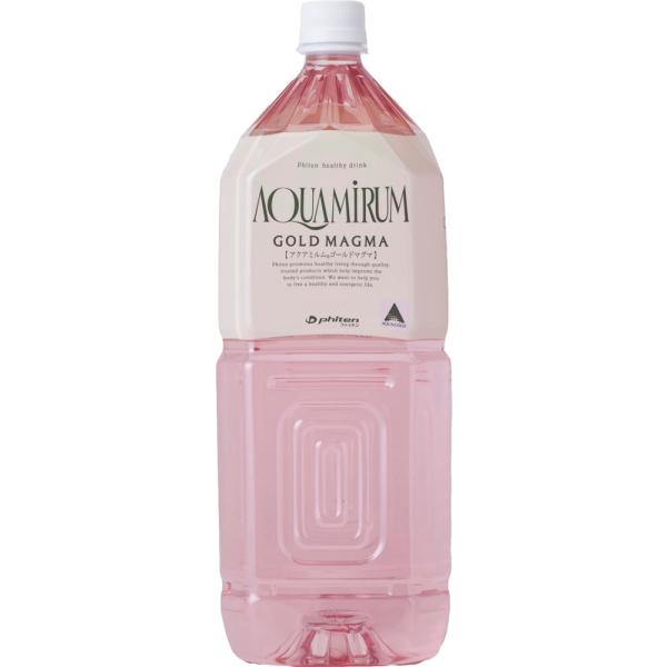 ファイテン Phiten アクアミルムゴールドマグマ 2L×6本 水 リラックス アクアゴールド  PSS1130　ファイテンの技術を余すことなく凝縮したプレミアムな水。リラックスをサポート。