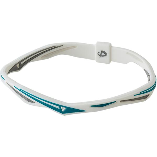 ファイテン Phiten ラクワアンクレット エクストリーム RAKUWAアンクレット EXTREME ツイスト ホワイト 23cm アンクレット シリコン スポーツアクセサリ  TB017131　表裏、両面楽しめるリバーシブルデザインのア...