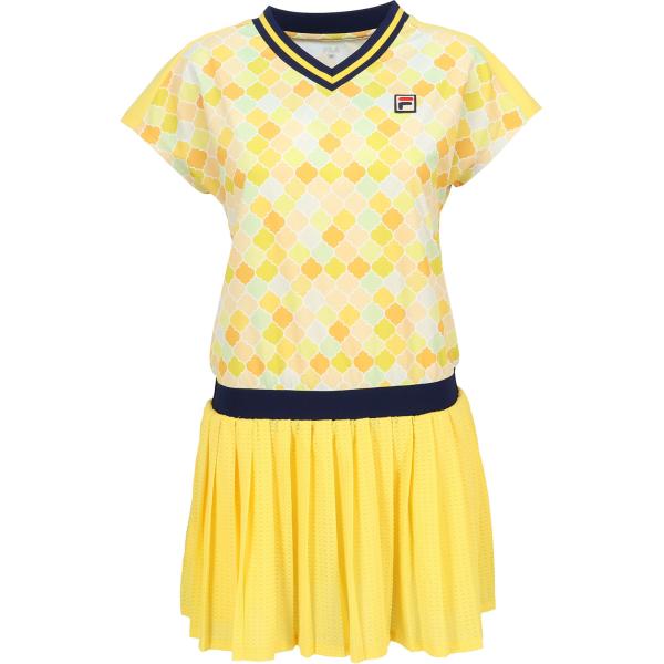 フィラ FILA ワンピース テニスウェア レディース ウィメンズ 女性 吸水速乾 UVカット メッシュ 紫外線対策 涼しい 上質 快適 春夏 試合 練習 部活 ク