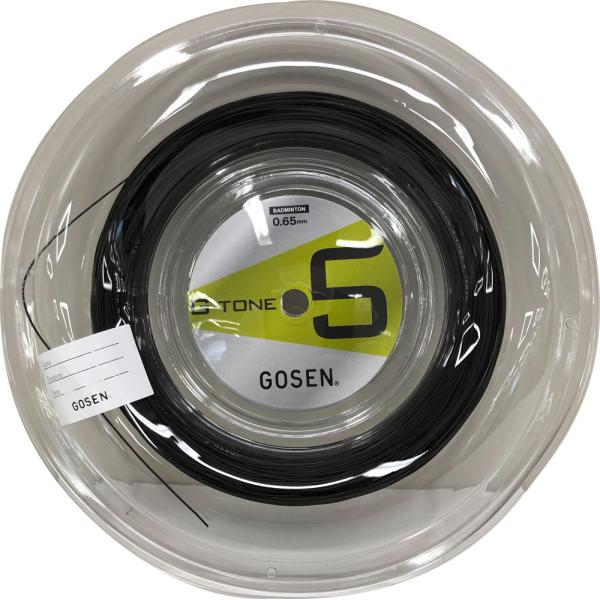 GOSEN ゴーセン バドミントン ガット G-TONE 5 ブラック ロール