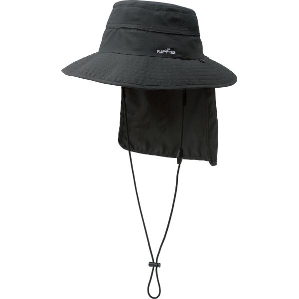 エーキューエー AQA KW-4677 PLAYS AQA 遮熱 2WAY フラップハット L BK KW4677　マリン　紫外線 99 以上カットの生地で日焼け防止効果。 UV カット生地 ( 紫外線遮断率 99 以上 ) でダメージから...