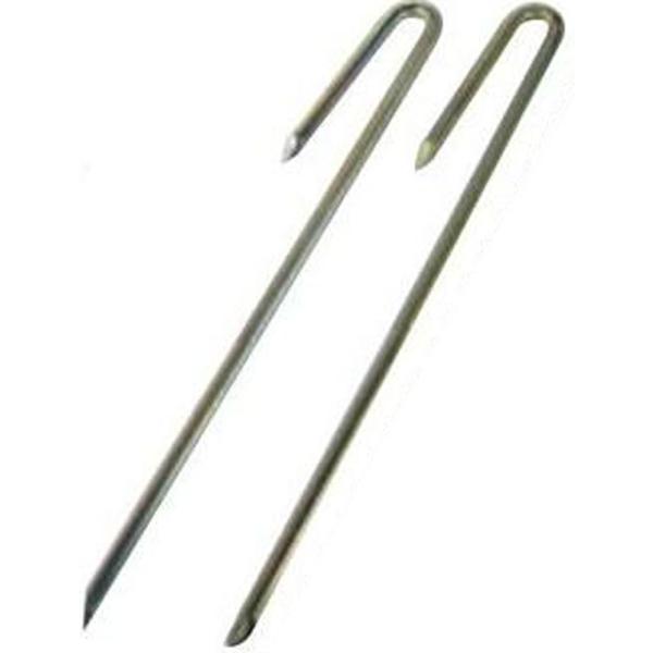 カネヤ KANEYA ラインロープ専用クイ4mm 100本入り  K-1712S 学校体育器具 学校備品 器具 紐 ヒモ マーカー グラウンド 校庭 運動会 体育祭 スポーツ用具  K1712S　ラインロープ専用クイ。