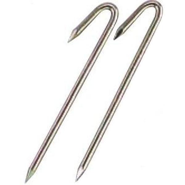 カネヤ KANEYA ラインロープ専用クイ6mm 50本入り  K-1721LSS 学校体育器具 学校備品 器具 紐 ヒモ マーカー グラウンド 校庭 運動会 体育祭 スポーツ用具  K1721LSS　ラインロープ専用クイ。