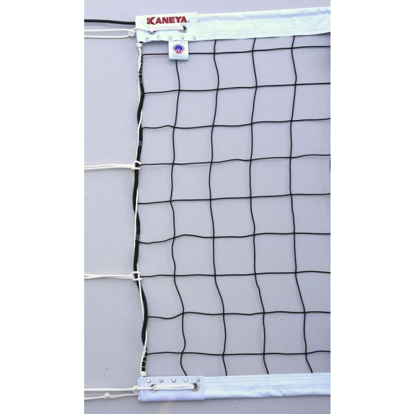 カネヤ KANEYA 6人制バレーボールネット上下白帯付 日本バレーボール協会公認品 ミドルクラス K-1861DY メンズ レディース ネット 部活 クラブ 練習 試合 体育  K1861DY　バレーボール 　バレーネットのスタンダード品...