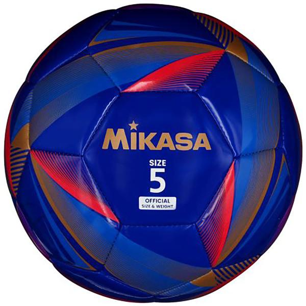 MIKASA（ミカサ） マシン縫い5号 レジャー用 ブルー サッカーボール 5