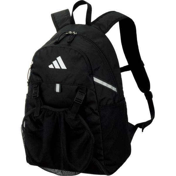 アディダス adidas ボール用デイパック ブラック 黒 バックパック リュックサック 24L ボール収納ネット付き 移動 部活 クラブ活動 サークル かばん ボールバッグ  ADP43BK　サッカー　24リットル容量のボール用デイパック...