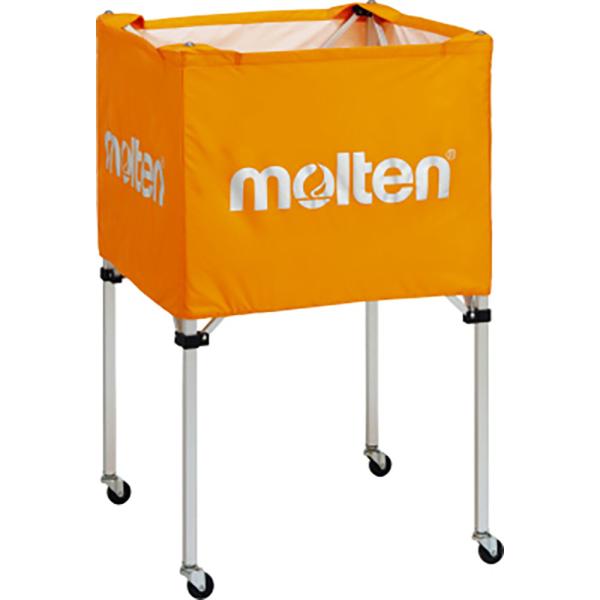 モルテン molten ボールカゴ 中 背高 オレンジ 屋内使用 バレーボール バレー ボール出し 練習 折りたたみ バスケットボール 中学 高校 大学 部活 体育館  BK0023O molten（モルテン） ボールカゴ 中 背高 オレンジ 屋内使用