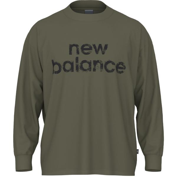 ニューバランス New Balance 53ロングスリーブTシャツ メンズ トップス 長袖 ロンT ポリエステル コットンハンドフィール NB Dry ランニング ジョギング ジム