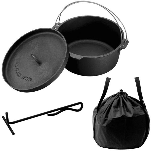 CAPTAIN STAG（キャプテンスタッグ） ダッチオーブン セット 25cm UG
