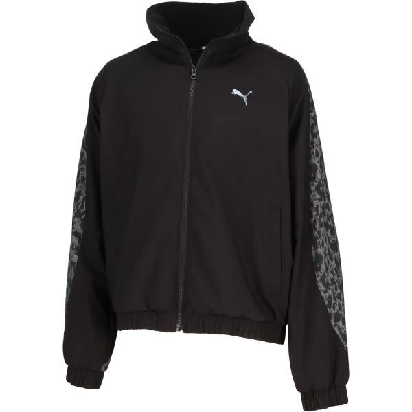 プーマ PUMA TRNEDGE 裏起毛トリコット ウーブン JKT ジャケット アウター ジャージ 長袖 メンズ 男性 大人 ランニング トレーニング フィットネス ジム 撥水