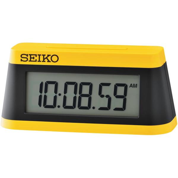 セイコー SEIKO SQ818Y SQ818Y　スタートピストルが鳴り響く!フィールドの臨場感をベッドサイドで楽しめる、 3 種類のオリジナルサウンドを搭載。数多くのスポーツイベントで活躍するセイコーのスポーツタイマーをモチーフにしたデジ...