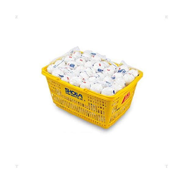 新品カゴ付きルーセントアカエムソフトテニスボール公認級10