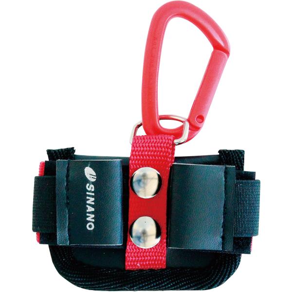 シナノ SINANO ポールホルダー ポール固定 マジックテープ ウォーキングポール 2本収納 スーパー 休憩 キーホルダー 杖収納 ステッキ収納 通院 ウォーキング リハビリ  762130　左右のポールをまとめておきたい時に便利なホルダ...