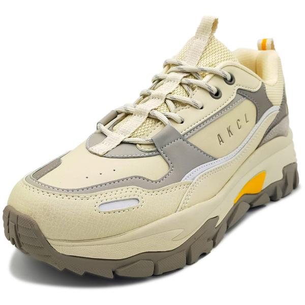 アキクラシック AKIII CLASSIC カジュアルシューズ AKIII URBAN TRACKER ダッドシューズスタイル 反射板 シューレス AKCL 厚底 通学 通勤 散歩 靴 運動靴 スニーカー  AKC0003 BLK アキクラシック AKIII CLASSIC カジュアルシューズ URBAN TRACKER