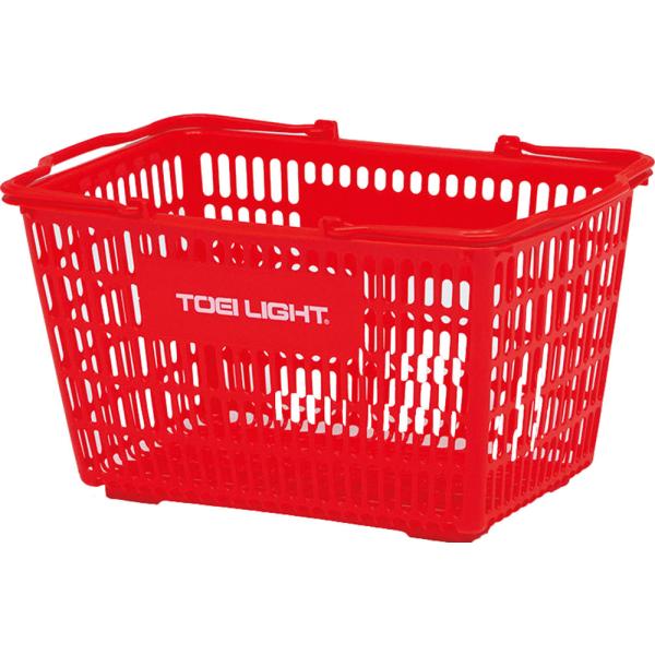 トーエイライト TOEI LIGHT トレーナーカゴ 赤 レッド ボールかご プラかご スーパーかご 球技 野球 ソフトボール テニス ボール ボール収納 学校 グ