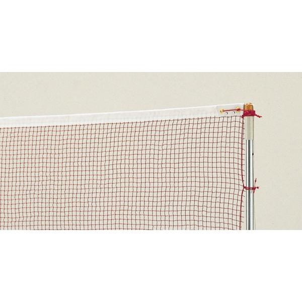 トーエイライト TOEI LIGHT バドミントンネット 検定品 バドミントン ネット 赤茶 レッド ブラウン バド コート 体育館 有結節 中学 高校 大学 小学校 一般 練習 試合  B6020　バドミントン 　日本バドミントン協会検定...
