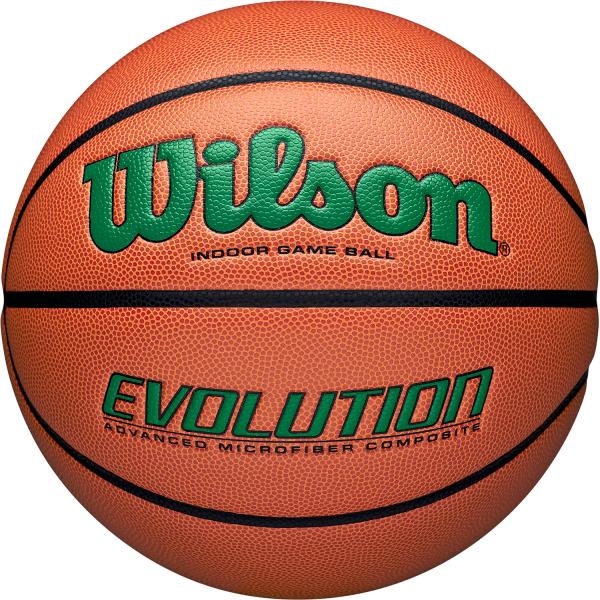 ウイルソン Wilson EVOLUTION ゲームボール オレンジ/グリーン 6号球 NFHS承認 フープ ケイジャー 屋内 女子 中学生 高校生 大学生 一般 NBA 合成皮革 部活 0
