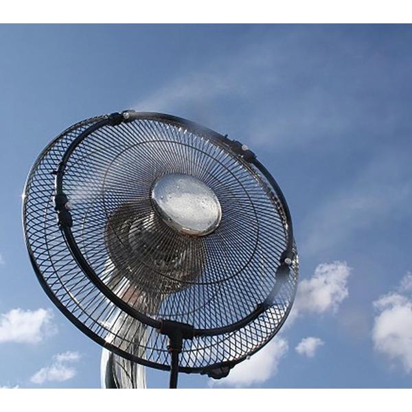 ゼット学校体育 クールシャワー扇風機用キット ミスト 熱中症対策 気化熱 夏 涼感 扇風機取り付け 学校 公共施設 節水 暑さ対策 猛暑 屋外 ファン 打ち水 クールシャワー  ZHS666 ゼット学校体育 クールシャワー扇風機用キット ミスト 熱中症対策 気化