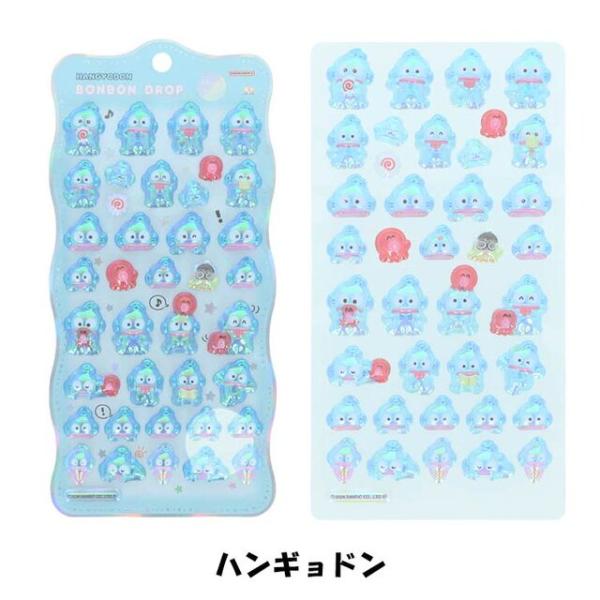 サンリオ  ボンボンドロップシール   churukira 正規品　ハンギョドン　サンスター文具　2026年8月 6日新発売
