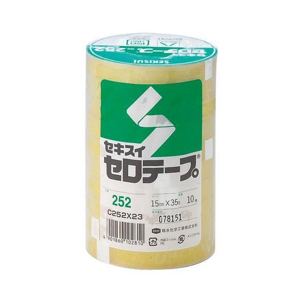 セキスイ　セロテープ 15mm×35m 10巻入 No.252