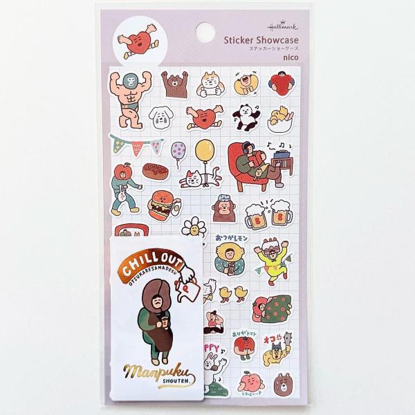 Hallmark（ホールマーク） ステッカーショーケース nico : STATIONERY
