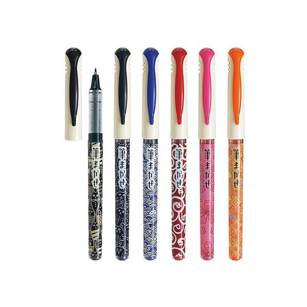 筆まかせ PILOT パイロット 筆まかせ ワクワクねこだらけ 極細・硬筆