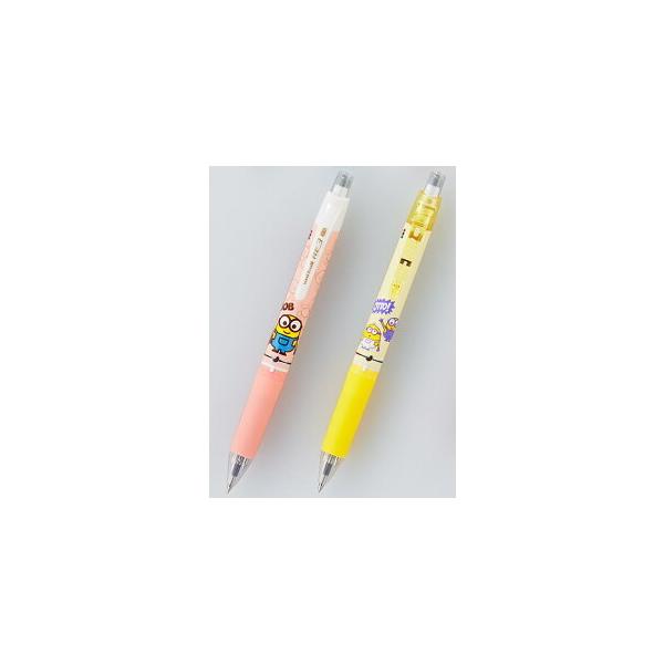 ミニオン　ユニボール・アールイー  消せる3色ボールペン  新発売