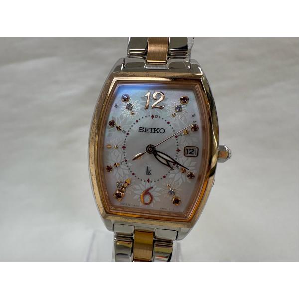 ゆ*ん様 [限定]セイコールキア スワロフスキー 1B32-0AA0 (SSVW セイコー SEIKO ルキア リミテッドエディション SSVW172 1B32-0AA0
